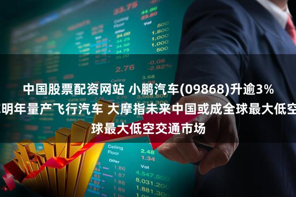 中国股票配资网站 小鹏汽车(09868)升逾3% 何小鹏称明年量产飞行汽车 大摩指未来中国或成全球最大低空交通市场